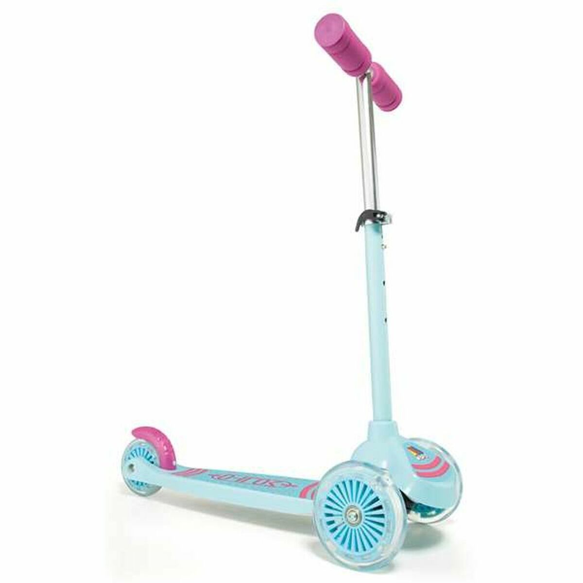 Monopattino Scooter Moltó Maxi Rosa Luci (56 Cm)