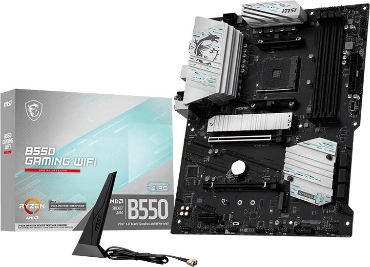Msi B550 Gaming Wifi Motherboard Amd B550 Sockel Am4 Atx