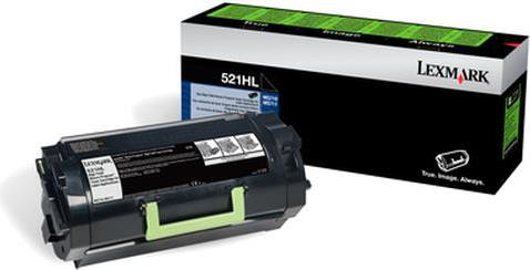 Lexmark 522hl - Tonerpatrone - 1 - 25000 Seiten - Lccp, Lrp - Für Lexmark Ms710dn, Ms711dn (52d2h0l)