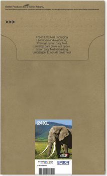 Epson 24xl Multipack Easy Mail Packaging - 6eR-Pack - Schwarz, Gelb, Cyan, Magenta, Hell Magenta, Hell Cyan - Original - Box - Tintenpatrone - Für ex