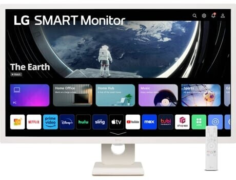 Lg 32sr50F-W Smart Monitor - 31,5 Zoll  1.920 X 1.080 Pixel  Ips  16:9  Reaktionszeit 8 Ms  1.200:1  Helligkeit 250 Cd/m²  Hdmi  Mit Lautsprecher [en