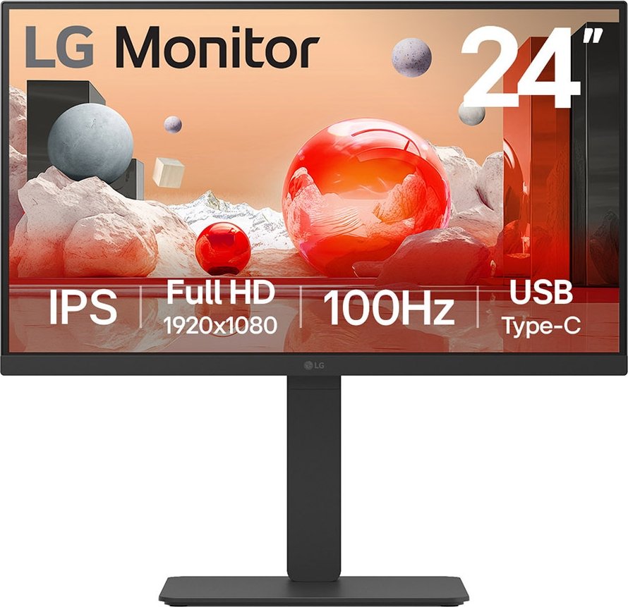 Lg 24ba650-B - LcD-Monitor - 61 Cm (24") (23.8" Sichtbar) (24ba650-B.aeu)
