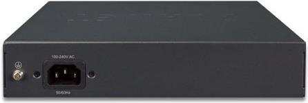Planet GsD-1008hp Ungemanaged Gigabit Ethernet (10/100/1000) Energie Über Ethernet (poe) Unterstützung 1u Schwarz NetzwerK-Switch (gsD-1008hp)