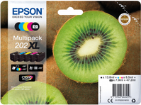Epson 202xl Multipack - 5eR-Pack - 47.2 Ml - Xl - Schwarz, Gelb, Cyan, Magenta, Photo Schwarz - Original - Blister Mit RF- / Aktustischem Alarmsignal