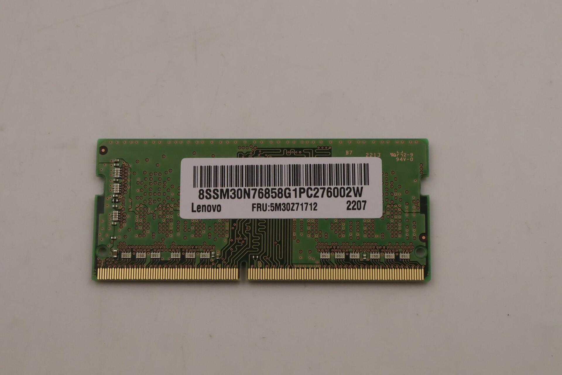 Lenovo 5m30z71712 Speichermodul 8 Gb 1 X 8 Gb Ddr4 3200 Mhz (5m30z71712)