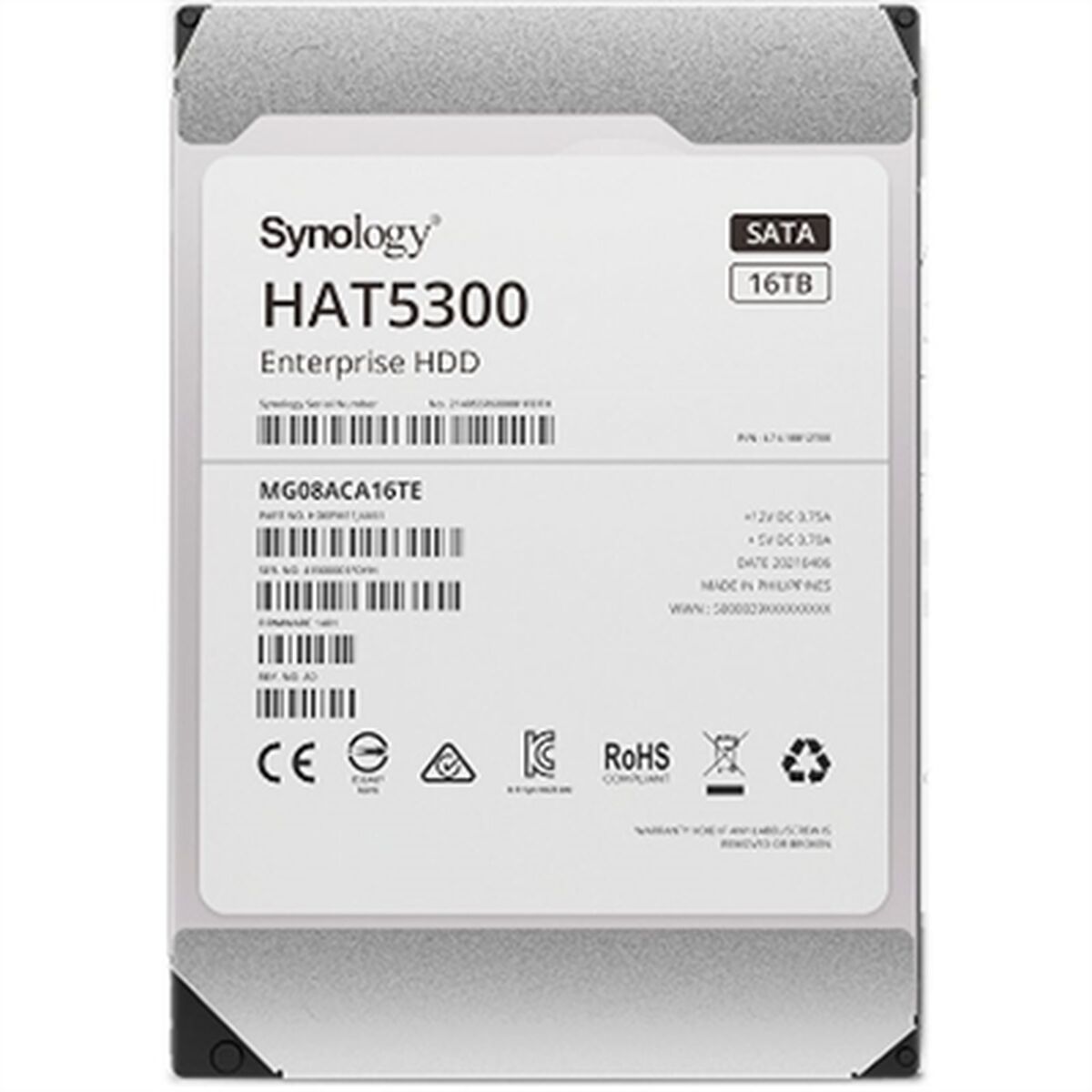 Hard Disk Synology Hat5300-16t          16 Tb Buffer 512 mb