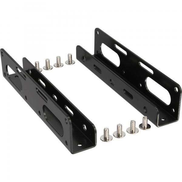 Inline Guide Di Montaggio Per Hdd/ssd Da 2,5" A 3,5", Telaio E Viti, Nero
