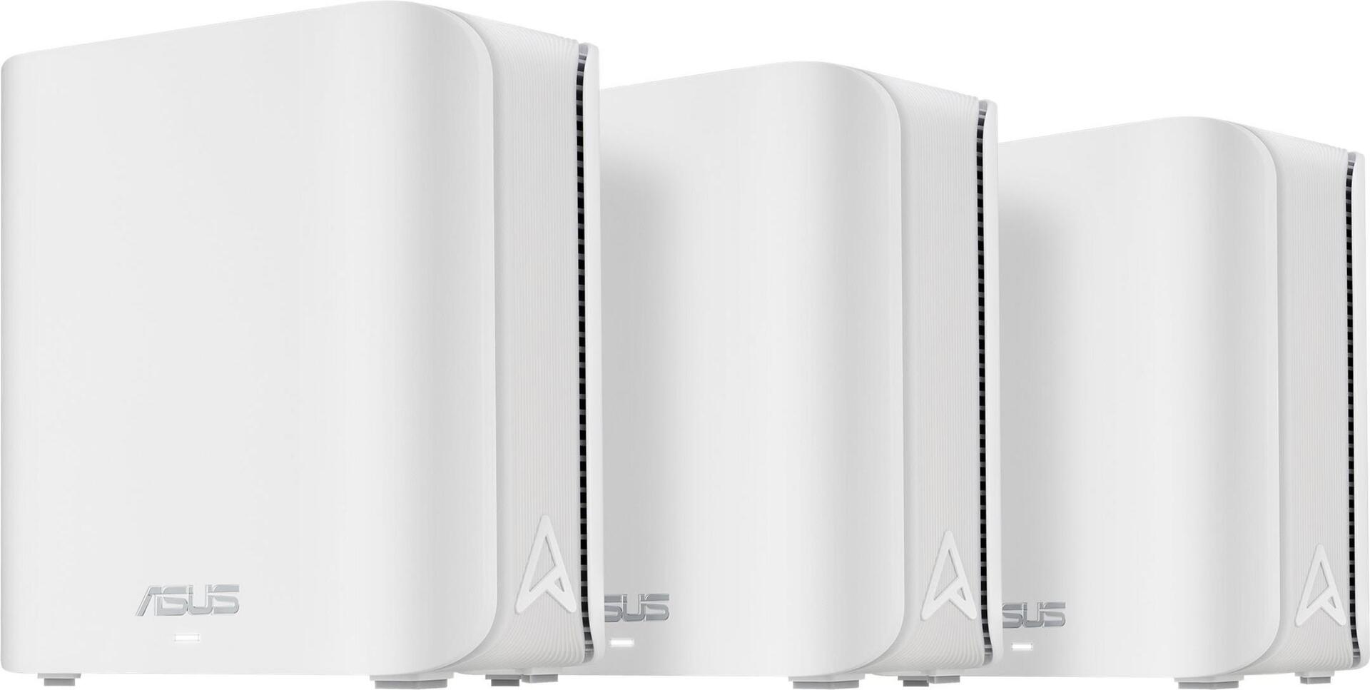 Asus Zenwifi Bd4 - WlaN-System - (3 Router) - Netz 1gbe, WI-Fi 7, 2,5gbe, 5gbe DuaL-Band (90ig0960-Mo3c40)