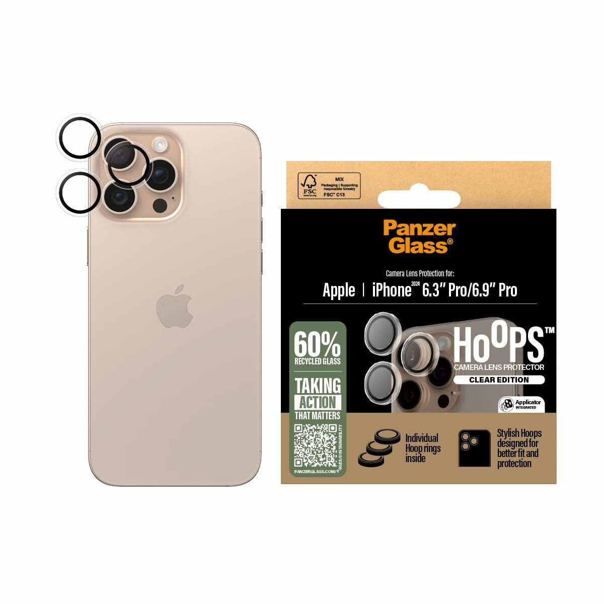 Protettore Schermo Per Cellulare Panzerglass Iphone 16 Pro Max