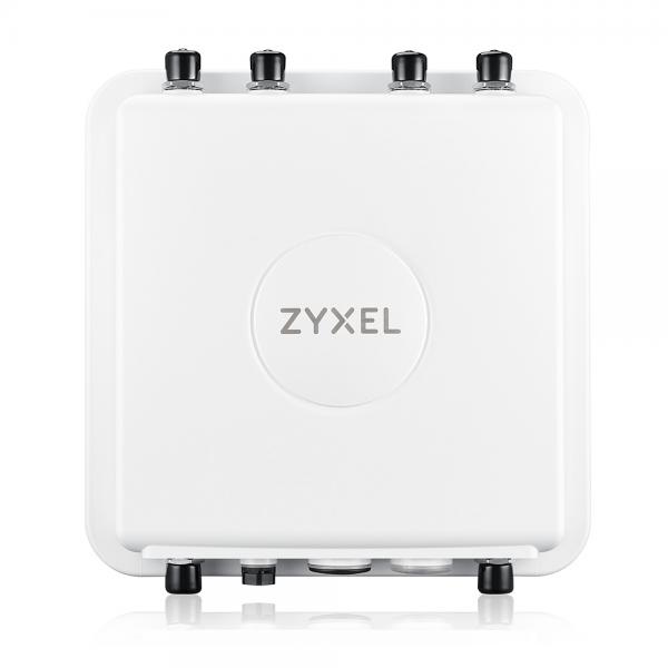 Zyxel Wax655e 4800 Mbit/s Bianco Supporto Power Over Ethernet [poe] (wax655e 802.11ax Wifi6 4x4 - Outdoor Ap W/o Powersupply)