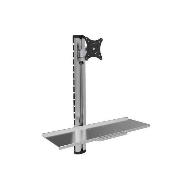 Techly IcA-Plw 01 Supporti A Parete Per Tv 68,6 Cm [27] Argento (icA-Plw 01 Monitor Mount / - Stand 68.6 Cm [27] Silver - Wall - Warranty: 12m)