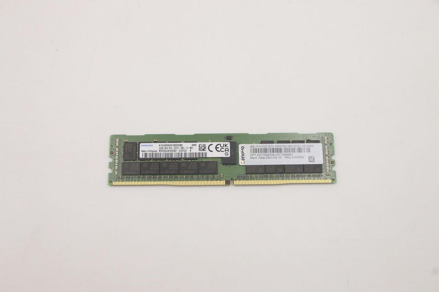 Lenovo Memory 32gb Ddr4 2933mhz Ecc (01kr355)