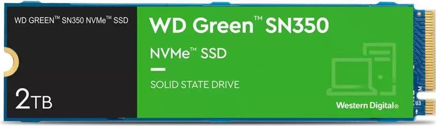 Wd Green Sn350 Nvme Ssd Wds200t3g0c - Ssd - 2 Tb - Intern - M.2 2280 - Pci Express 3.0 X4 (nvme)