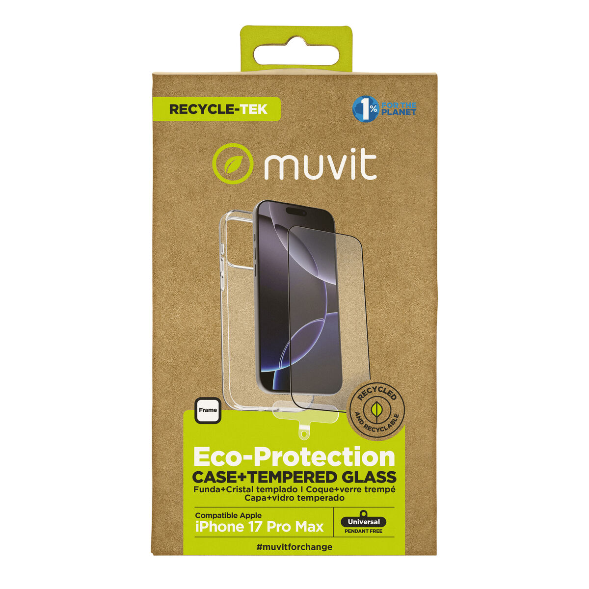Custodia E Protettore Per Cellulare Muvit For Change Iphone 17 Pro Max
