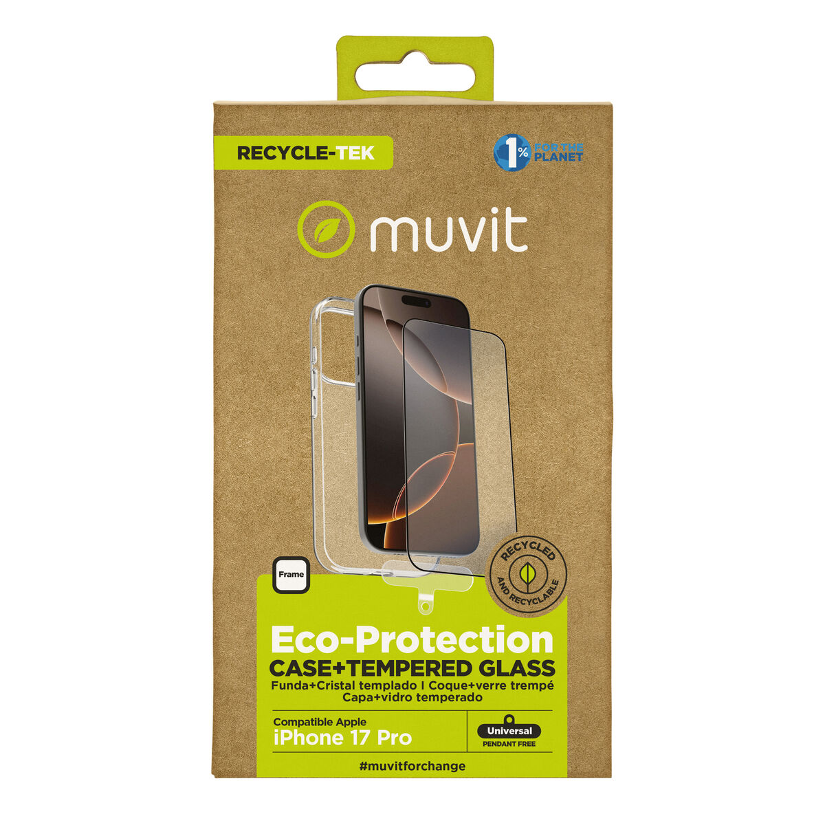 Custodia E Protettore Per Cellulare Muvit For Change Iphone 17 Pro