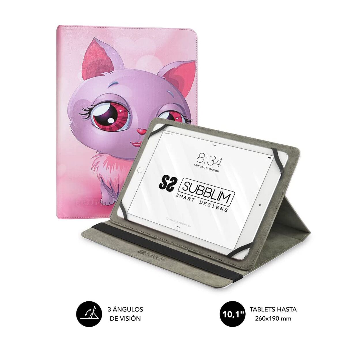 Custodia Per Tablet Subblim SuB-CuT-4tc002 Rosa