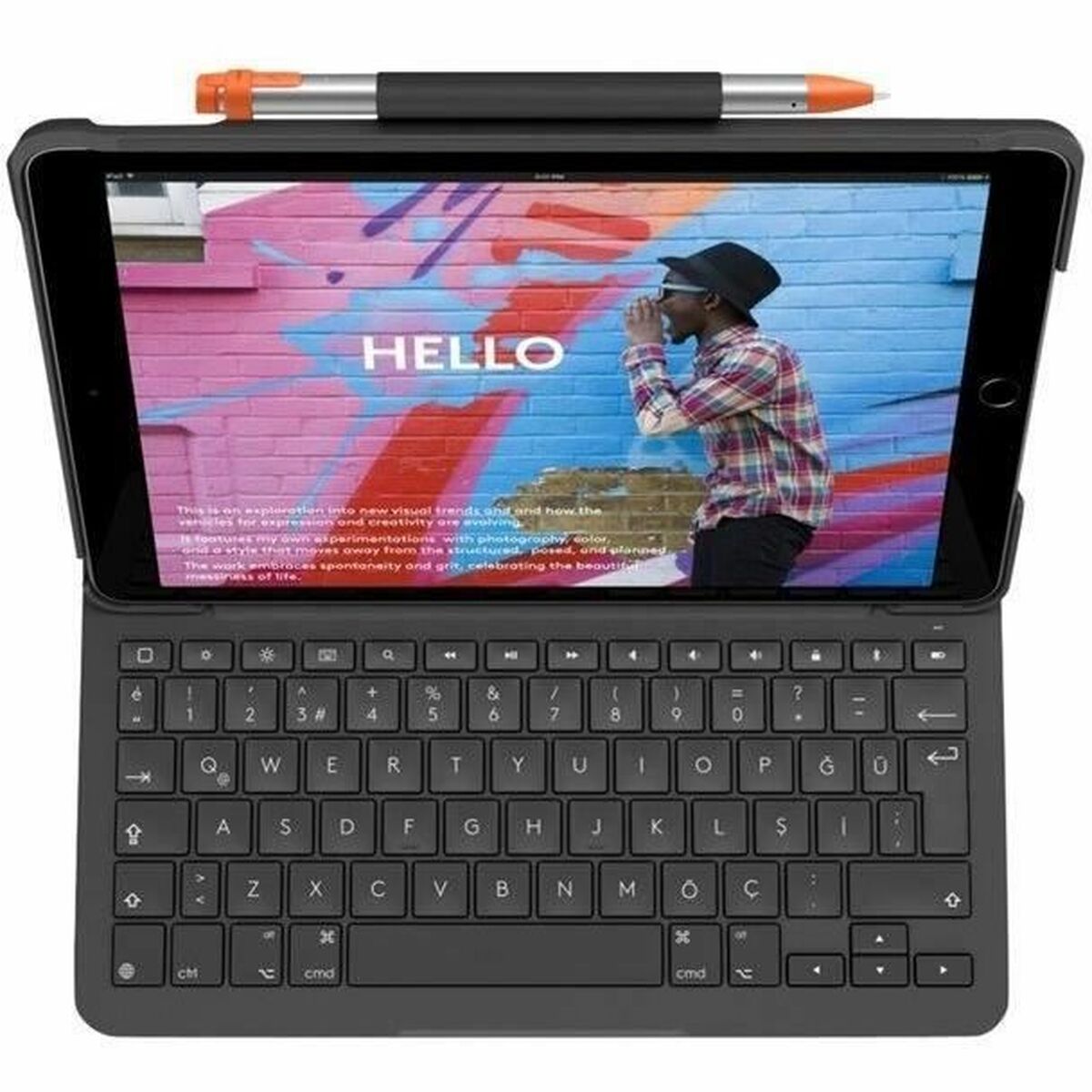 Custodia Per Tablet Logitech 920-011425 Grigio Azerty