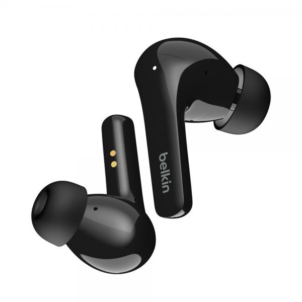 Belkin Soundform Flow Auricolare Wireless IN-Ear Musica E Chiamate Usb TipO-C Bluetooth Nero (soundform Flow IN-EaR-Kopfhoer)