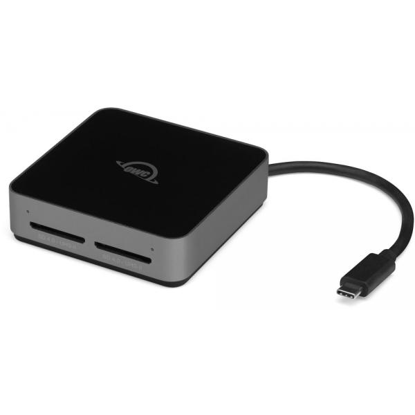 Owc Atlas Lettore Di Schede Usb 3.2 Gen 2 [3.1 Gen 2] TypE-C Nero (owc UsB-C DuaL-Slot Sdxc UhS-Ii Card Reader)