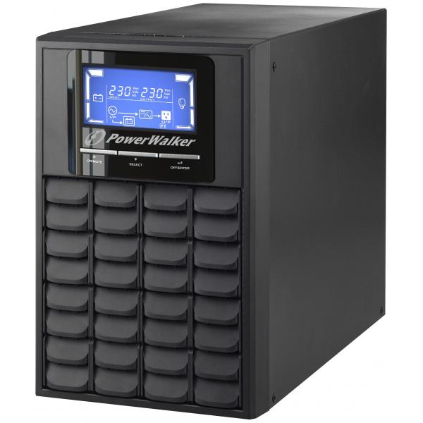 Powerwalker Vfi 1000c Lcd Gruppo Di Continuità [ups] Doppia Conversione [online] 1 Kva 800 W 3 Presa[e] Ac (vfi 1000c Lcd 1000va/800w - Online, Uniqu