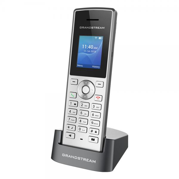 Grandstream Networks Wp810 Telefono Ip Nero, Metallico 2 Linee Tft WI-Fi (grandstream Wp810 - Schnurloses VoiP-Telefon)