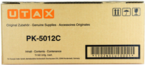 Utax Toner PK-5012c Cyan (1t02nscut0) Ve 1 Stück Für P-C3560dn, P-C3560i Mfp, P-C3565i Mfp (1t02nscut0)