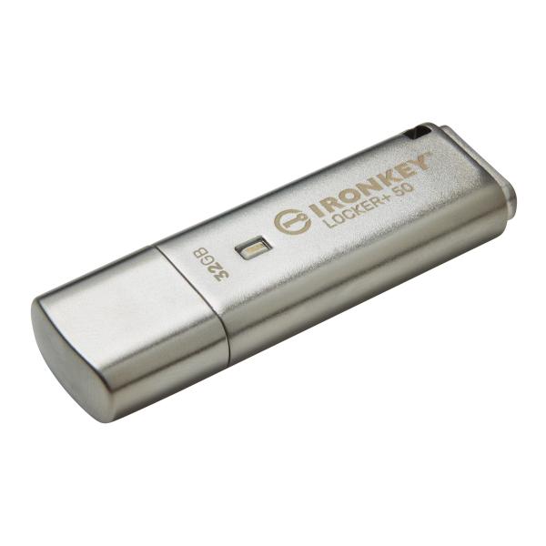 Kingston Technology Ironkey Locker+ 50 Unità Flash Usb 32 Gb Usb Tipo A 3.2 Gen 1 (3.1 Gen 1) Argento - Image 3