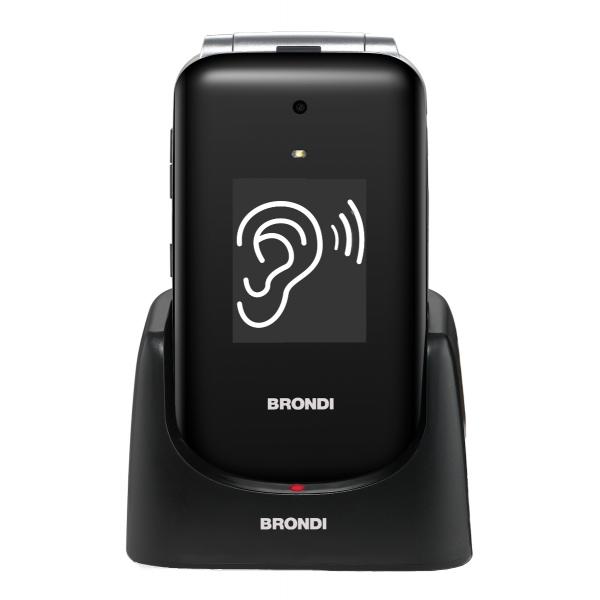 Brondi Cellulare Amico Supervoice Nero/silver