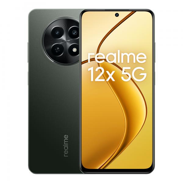 Realme 12x 5g 6+128gb 6.67" Dual Sim Glowing Black Italia