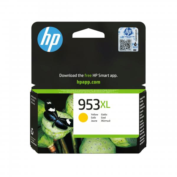 Hp Cart Ink Giallo 953xl Per Oj Pro 8210/8740/8730 ts