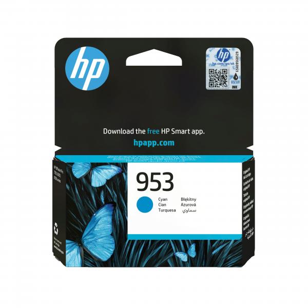 Hp Cart Ink Ciano N.953 Per Oj Pro 8210/8710/8715/8720/8725/8730/8740