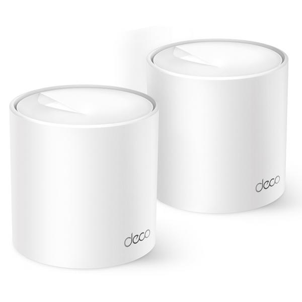 TP-Link Deco X1500 DuaL-Band [2.4 Ghz/5 Ghz] WI-Fi 6 [802.11ax] Bianco 2 Interno (tP-Link Deco X1500 WlaN-System - [2 Router])