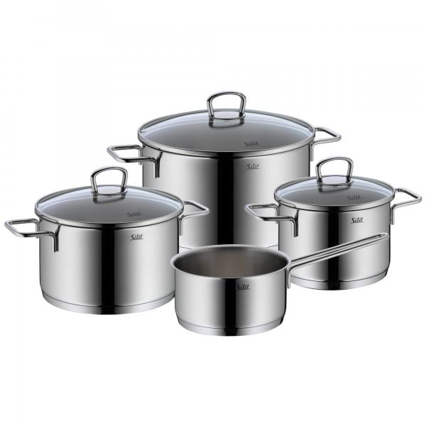 Wmf KochgeschirR-Set Silit Topfset Alicante 4tlg.