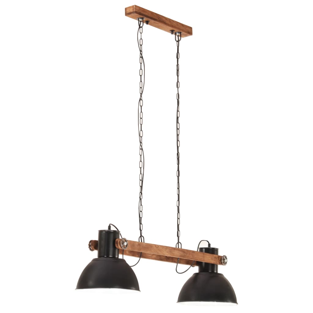 Lampada A Sospensione Industriale 25 W Nera 109 Cm E27