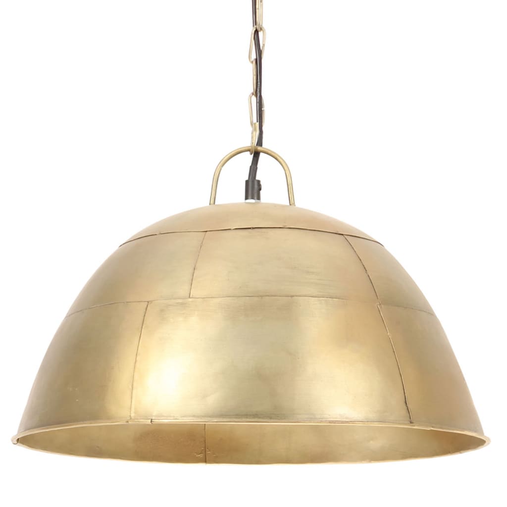 Lampada Industriale Vintage 25 W Ottone Rotonda 41 Cm E27