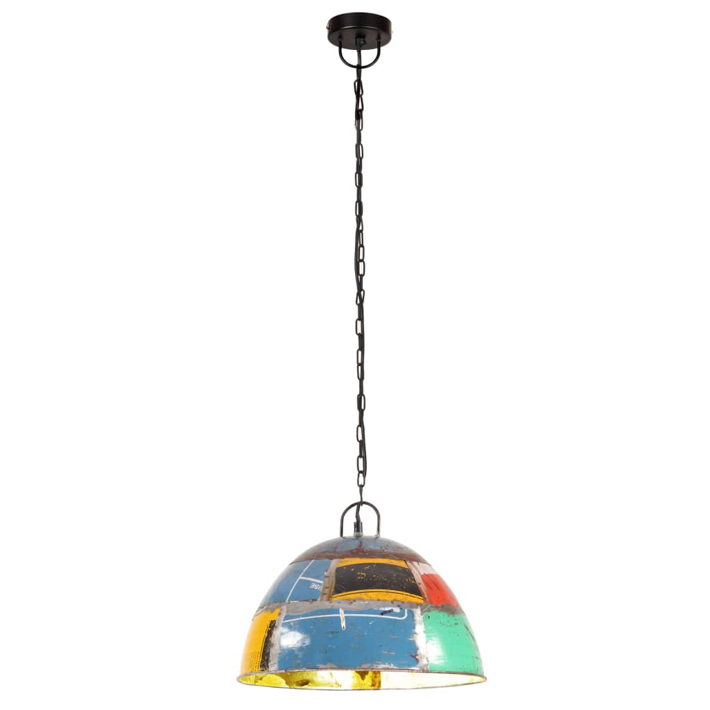 Lampada A Sospensione Vintage 25 W Colorata Rotonda 41 Cm E27