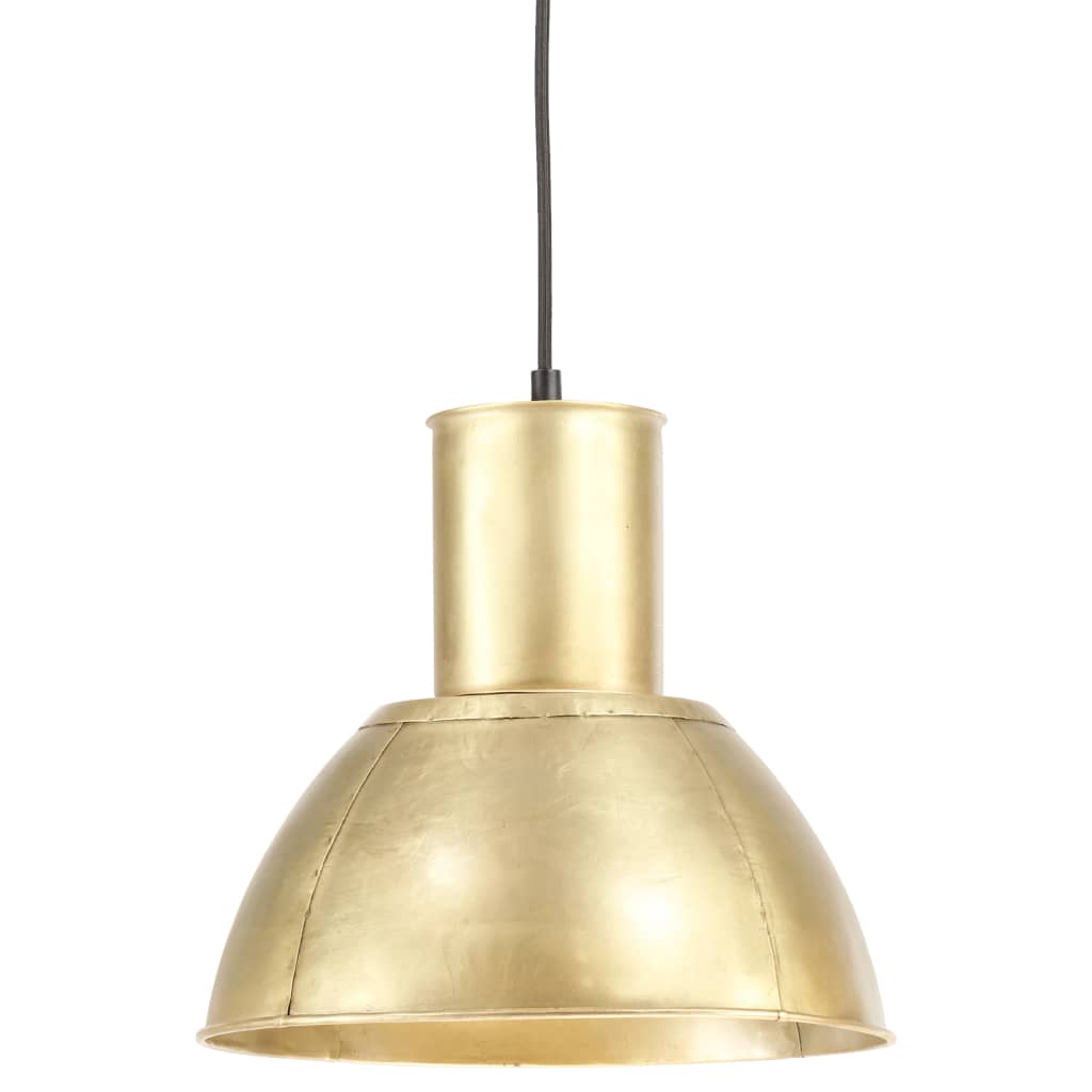 Lampada A Sospensione 25 W Ottone Rotonda 28,5 Cm E27