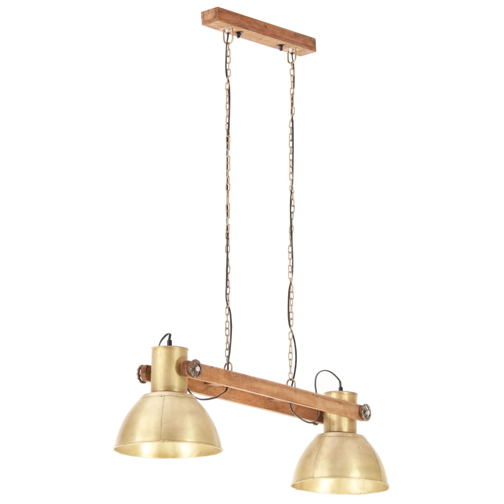 Lampada A Sospensione Industriale 25 W Ottone 109 Cm E27