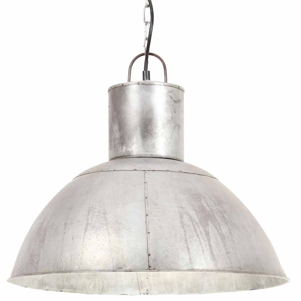 Lampada A Sospensione 25 W Argento Rotonda 48 Cm E27