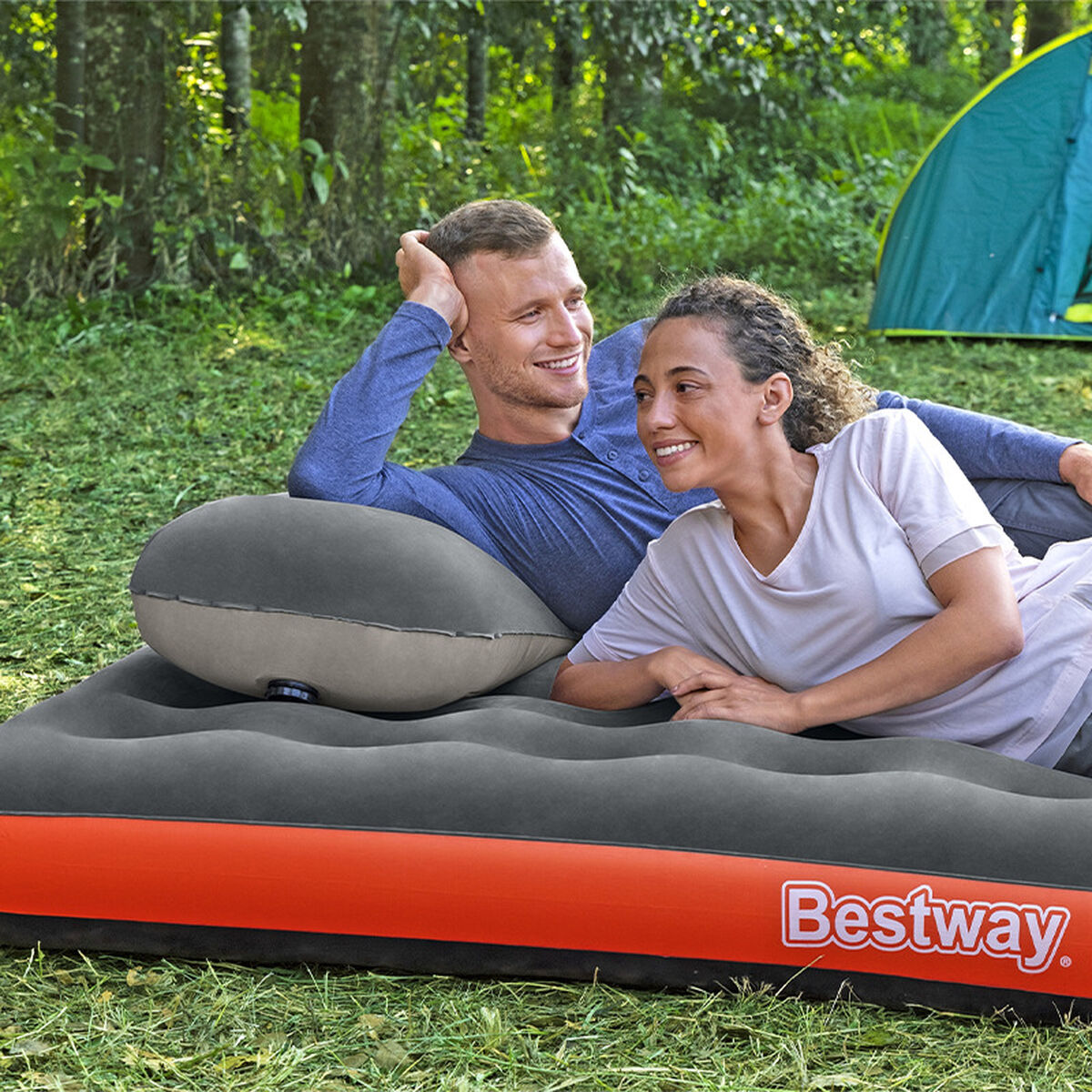 Bestway Materasso Doppio Roll & Relax 203x183x22 Cm Gonfiabile E Camping 67703 - Image 6