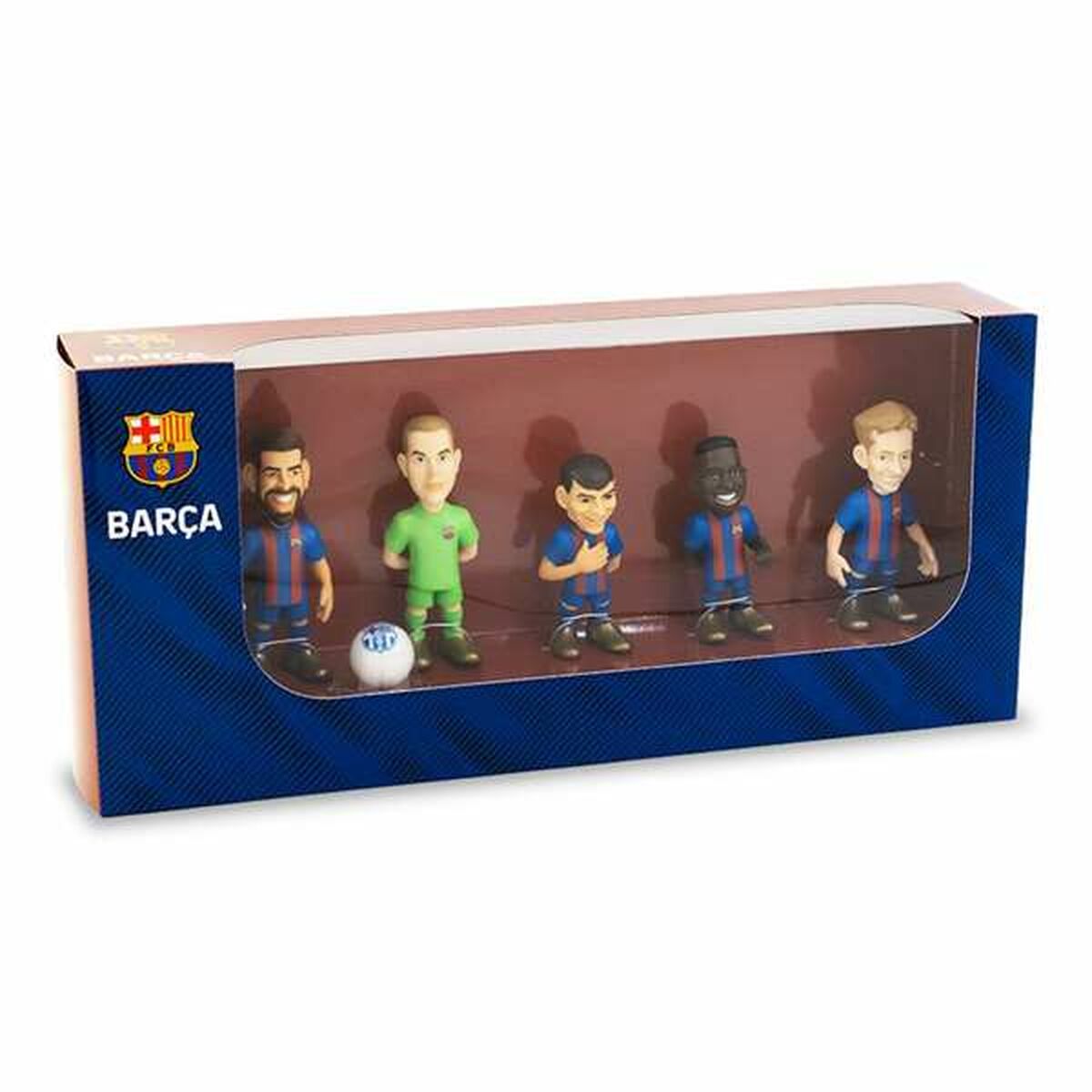 Set Di Cifre Minix Fc Barcelona 7 Cm 5 Pezzi