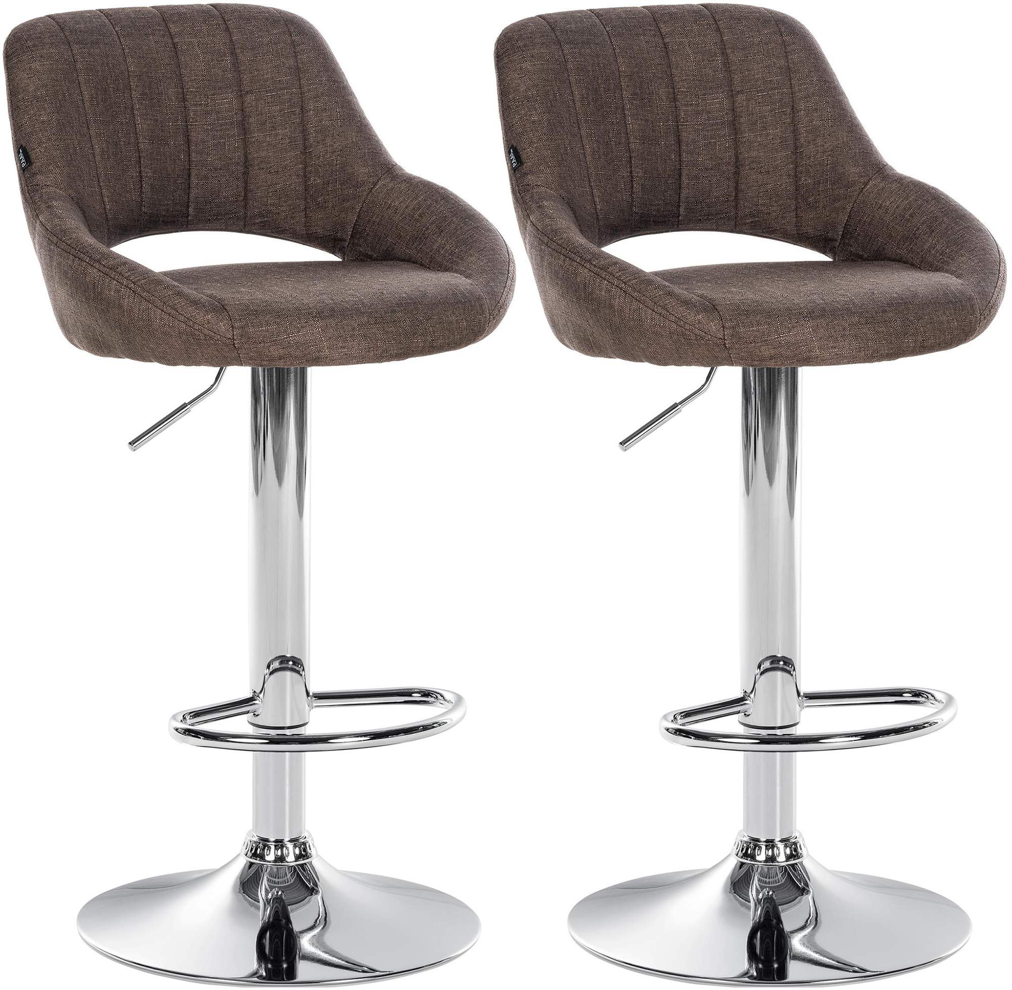 2er Set Barhocker Milet Stoff C