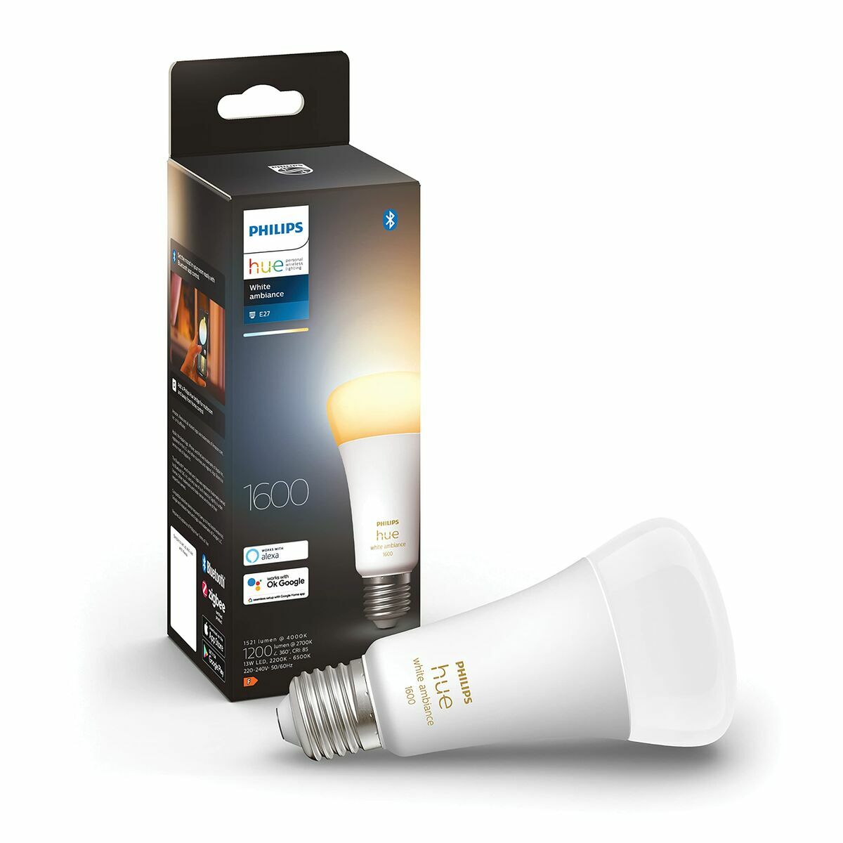 Lampadina Intelligente Philips Pack De 1 E27 13 W E27 Led 2200k 6500 K