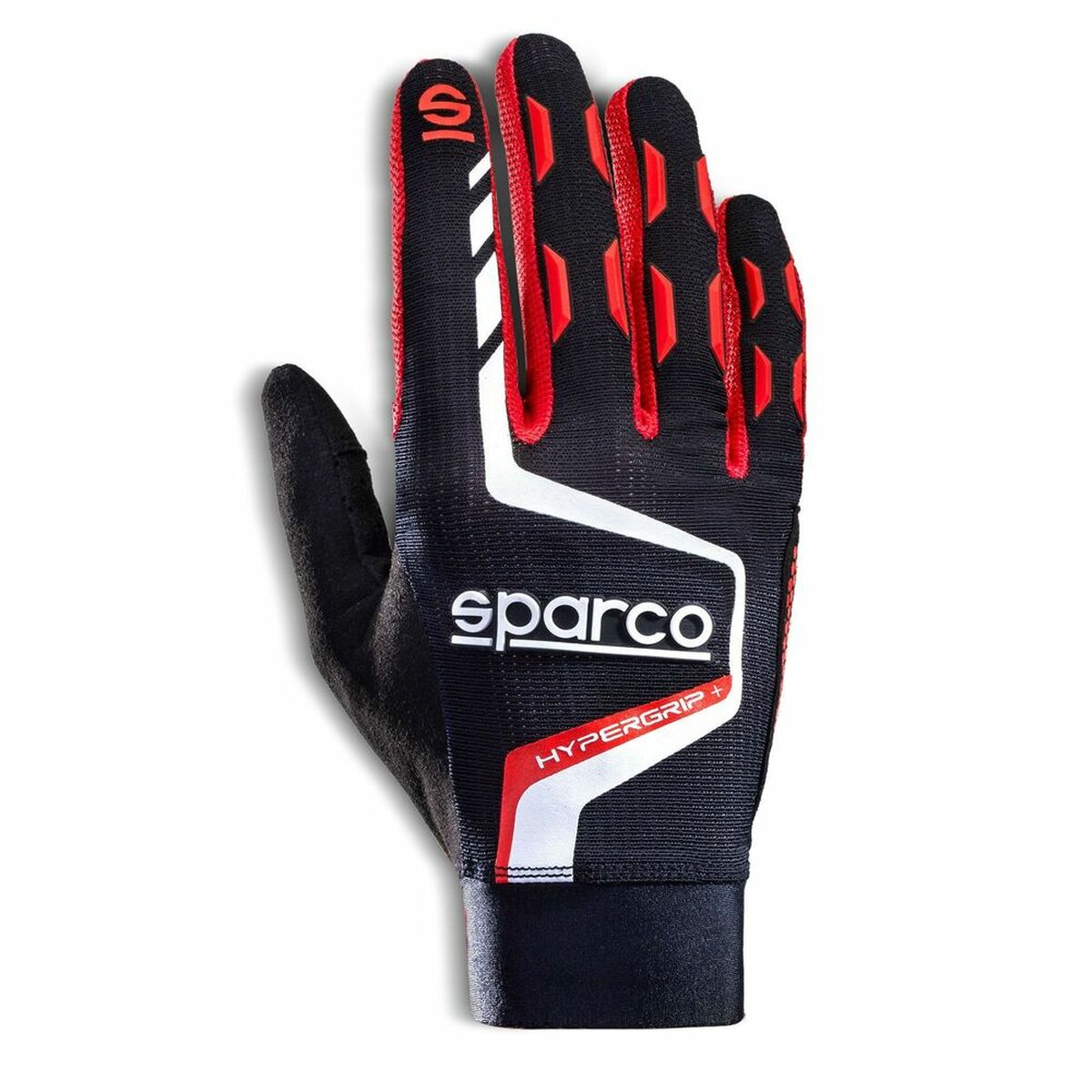 Guanti Sparco Hypergrip+ Nero/rosso Multicolore
