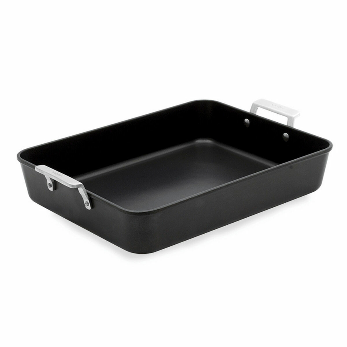 Teglia Valira 4687/25 35 X 27 Cm Nero Acciaio Inossidabile Alluminio
