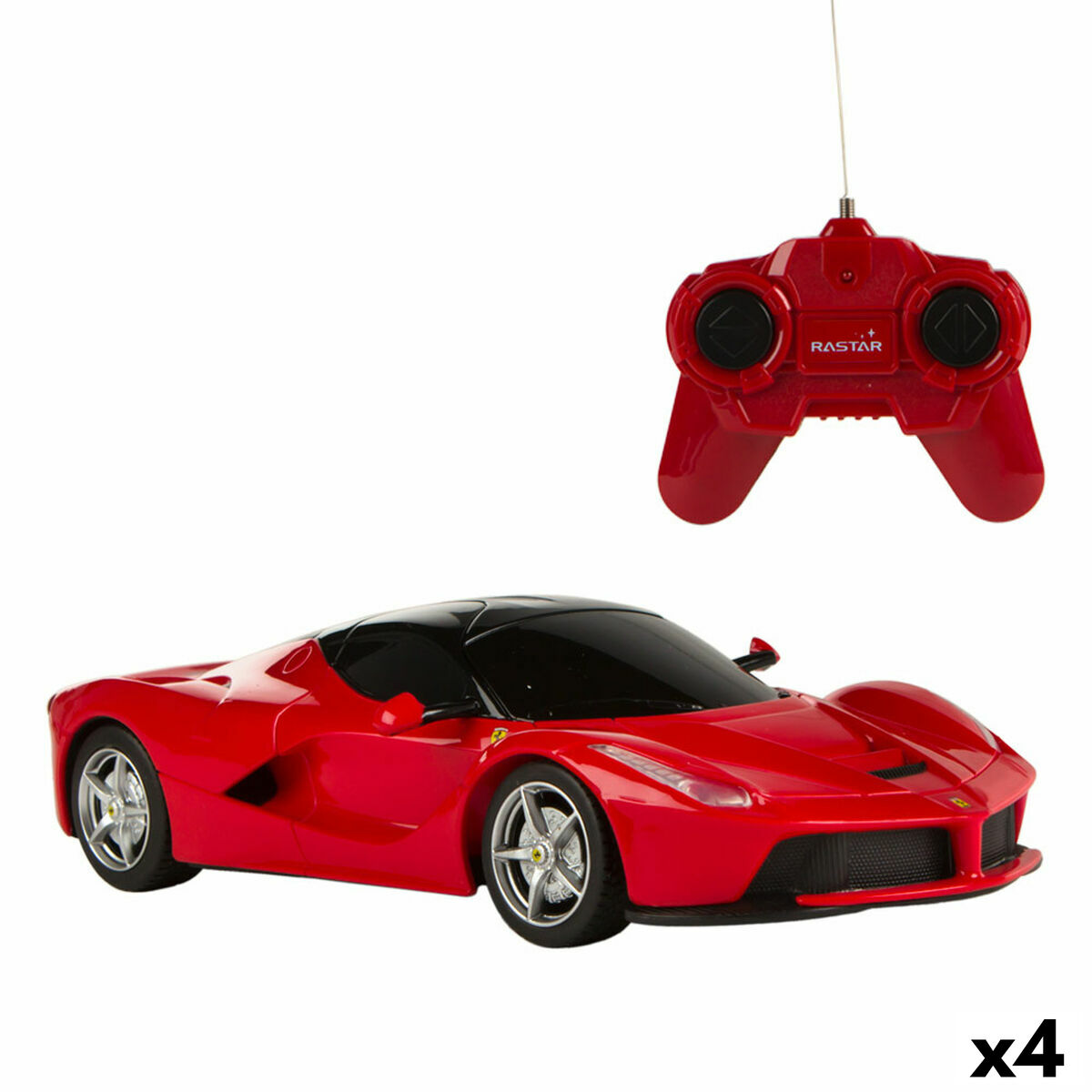 Macchinina Radiocomandata Ferrari Laferrari 1:24 (4 Unità)