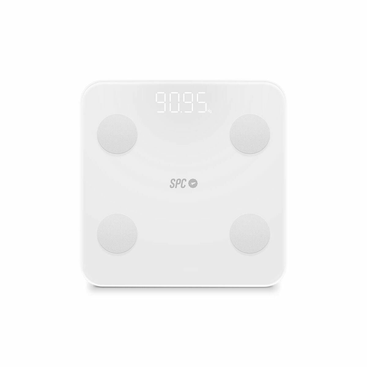 Bilancia Digitale Da Bagno Spc Atenea Fit 3 Bianco Vetro Temperato 180 Kg 150 Kg 1,5 kg