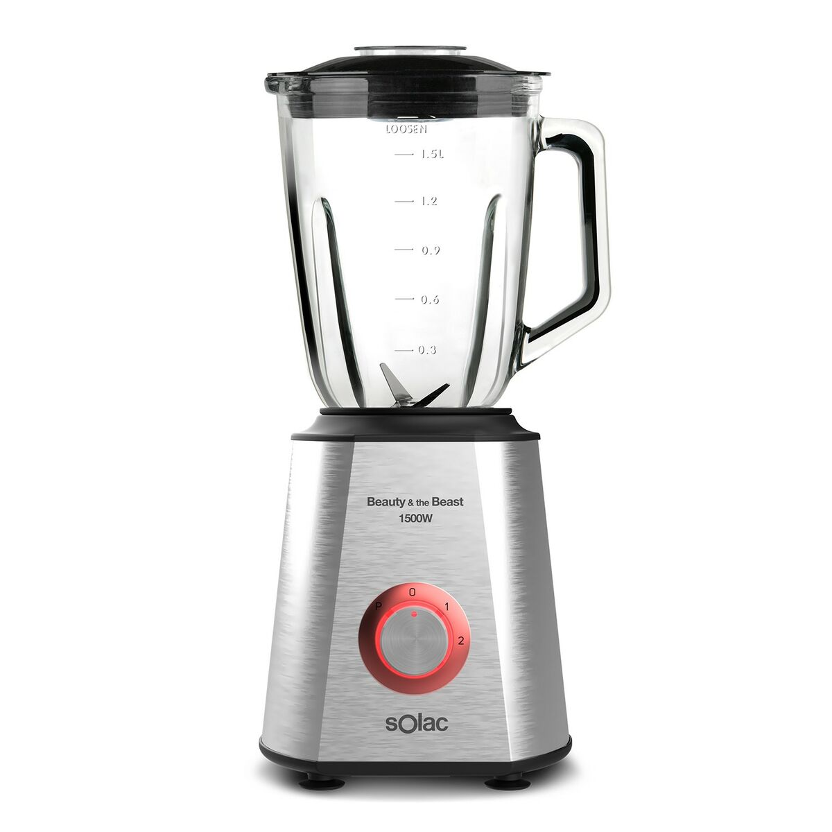 Frullatore Solac Bv5728 Rosso Trasparente Argentato 1500 W 1,5 L