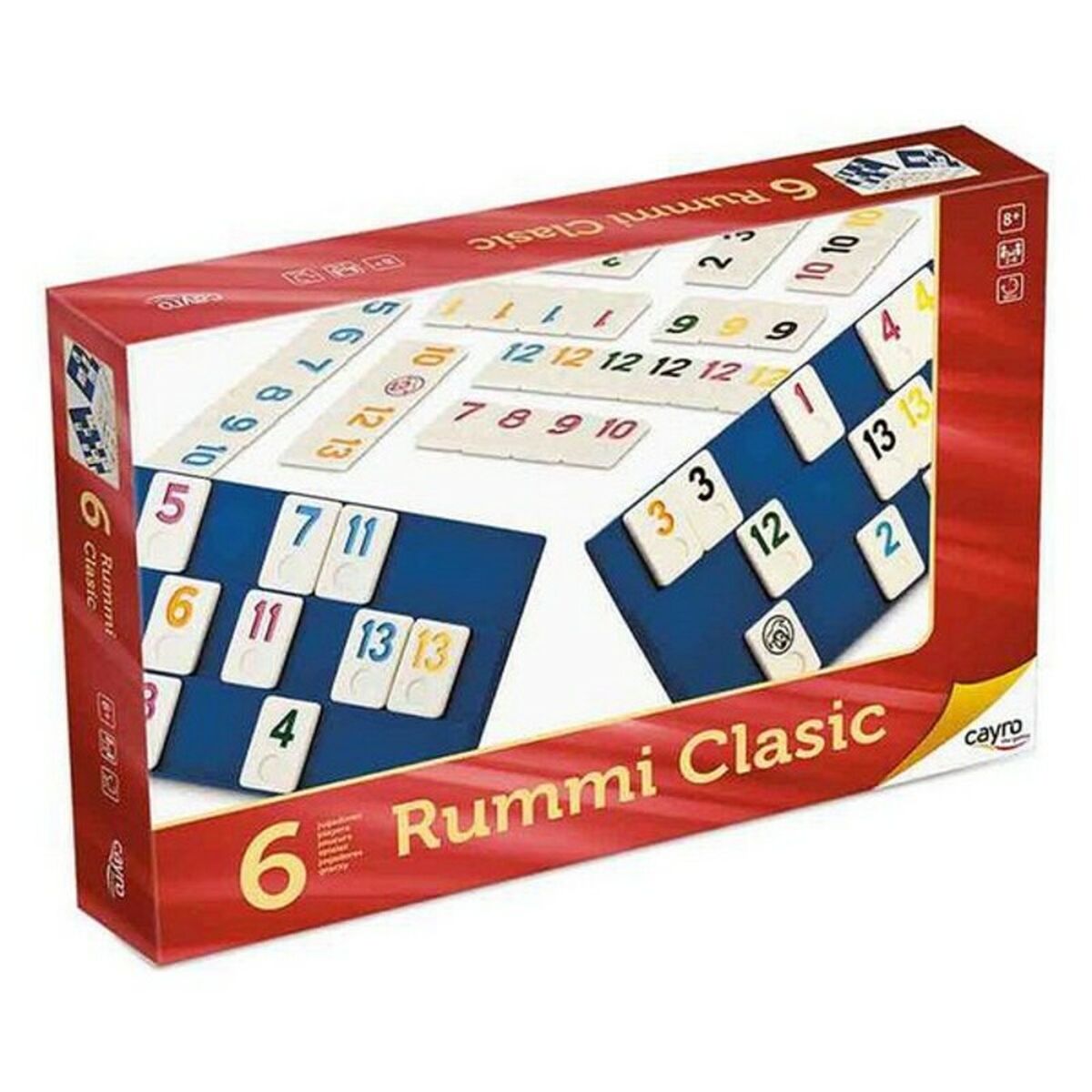 Gioco Da Tavolo Rummi Classic Cayro (eS-PT-EN-FR-IT-De) (eS-PT-EN-FR-IT-Gr) (35 X 26 X 6 Cm)