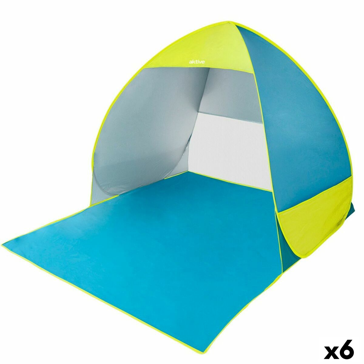 Tenda Paravento Aktive Azzurro Verde Poliestere 160 X 110 X 140 cm